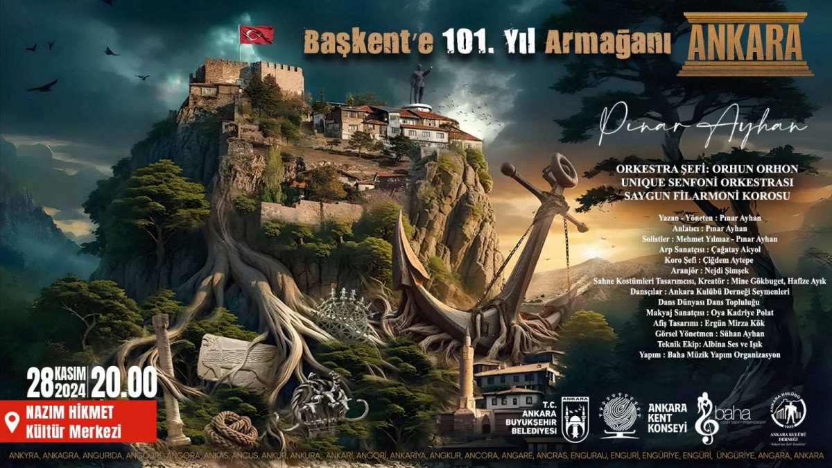 Ankara'da 101. Yıl şerefine: Şehirlerin Ecesi ANKARA