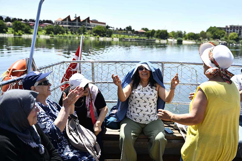 Ankara'da Kent Gezileri rotayı Gölbaşı'na çevirdi