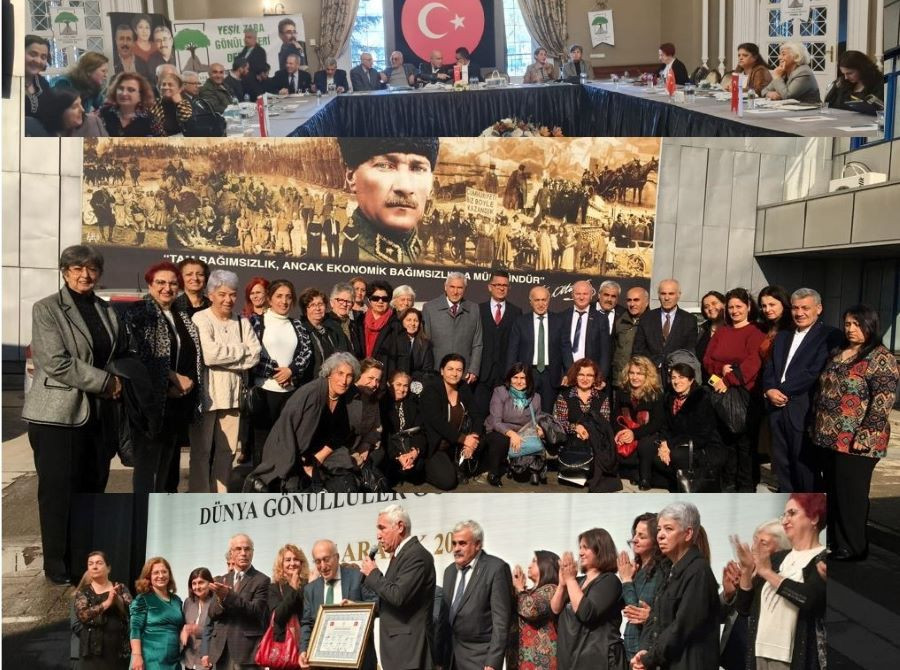Yeşil Zara Gönüllüleri, Ahmet Kurt başkanlığında ziyaretlerde bulundu, ödül ve söz aldı